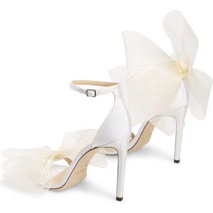 Jimmy Choo Aveline Bow Ankle Strap Sandal (Women) Size 40 (9.5)